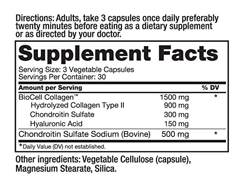 Roex Colágeno II Plus etiqueta