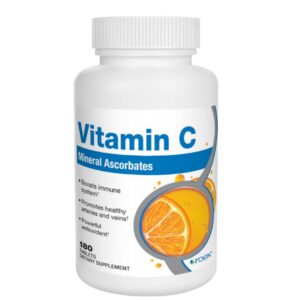 Roex vitamina c mineral ascorbatos suplemento 180 cápsulas