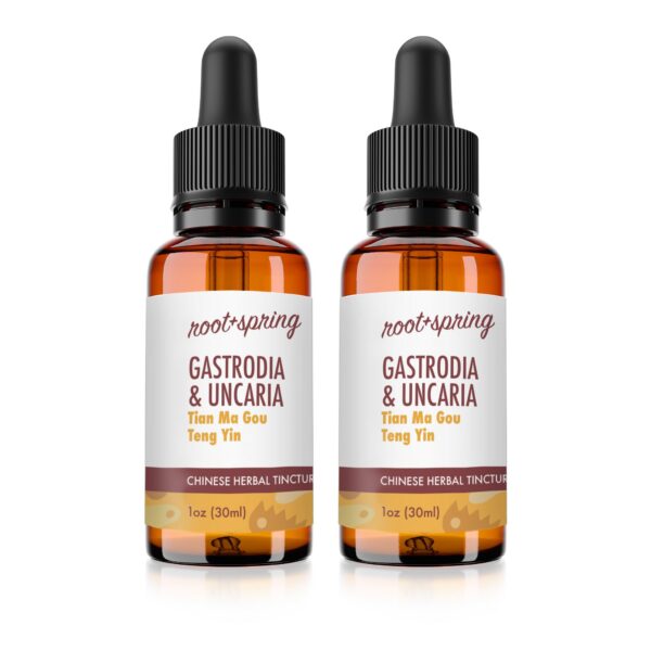 Botellas tintura herbal Gastrodia Uncaria root plus spring paquete 2