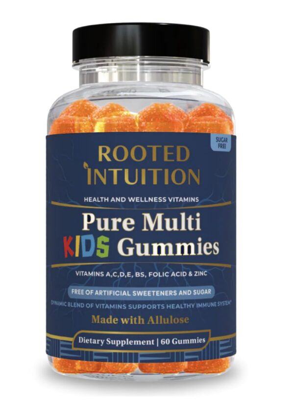 Gomitas Rooted Intuition para niños, empaque