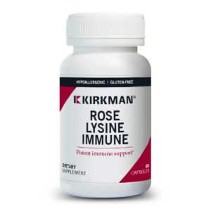 Version 1.0.0 Rose Lysine Immune cápsulas en envase