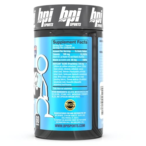 Ingredients list on Roxylean label