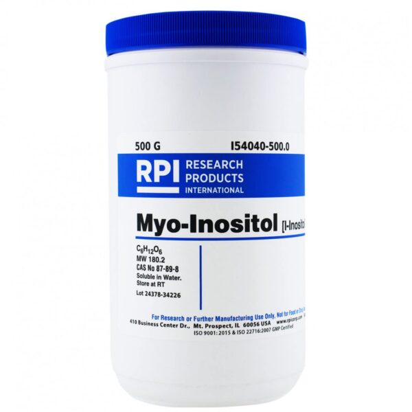 RPI paquete mio-inositol 500 gramos para investigación