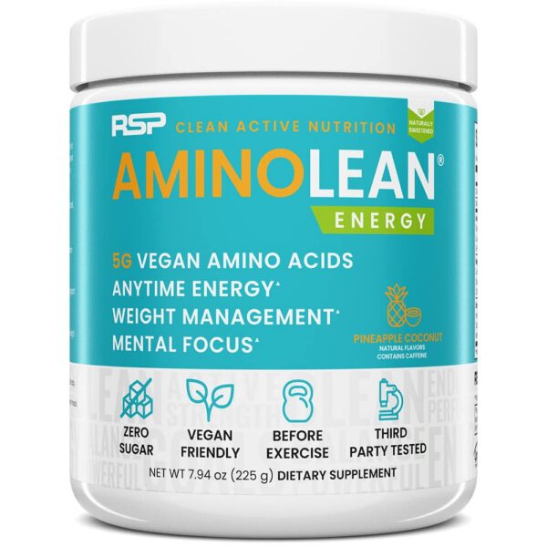 Envase frontal de RSP AminoLean