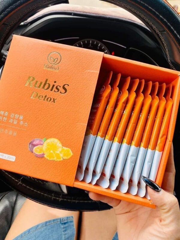 Paquete Rubiss Detox jugo piña maracuyá para perder peso