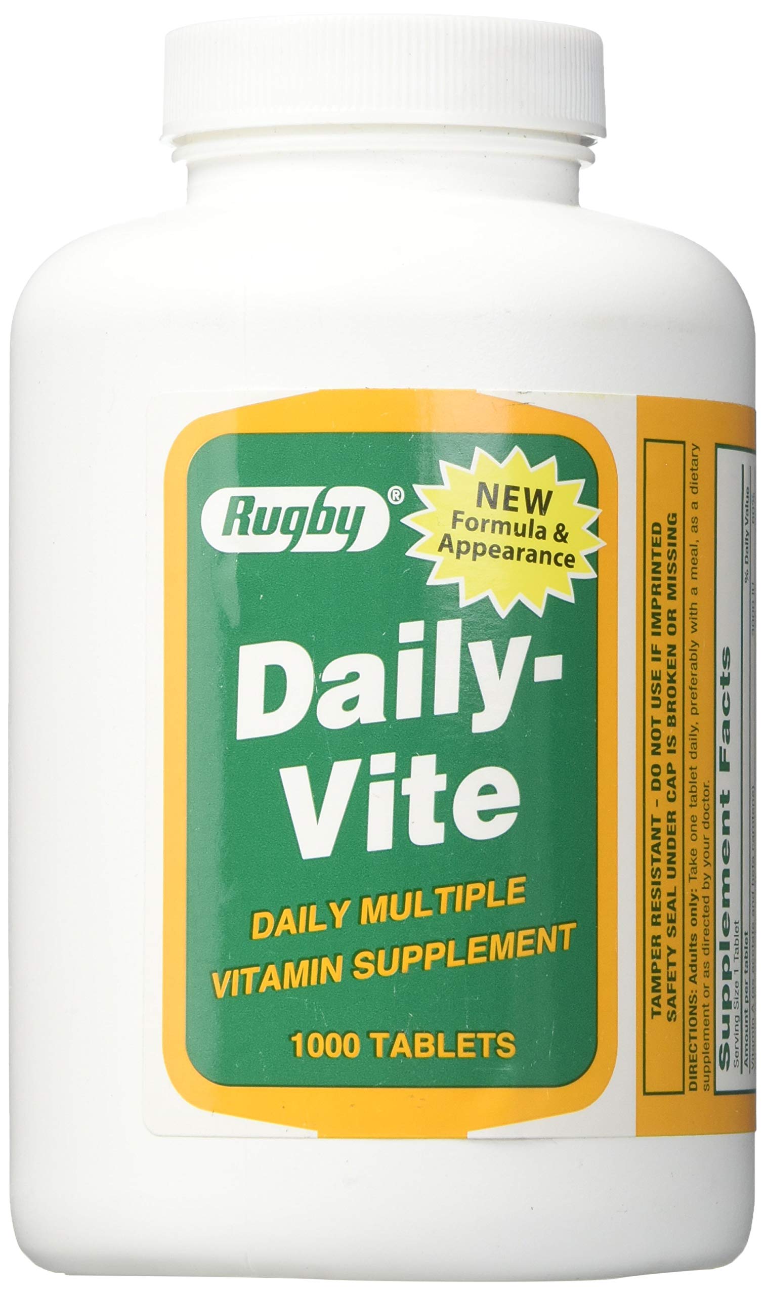 RUGBY LABORATORIES Daily Multivitamin