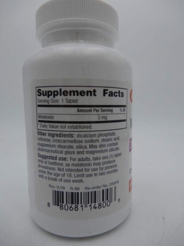 Version 1.0.0 Caja de melatonina Rugby 500 tabletas