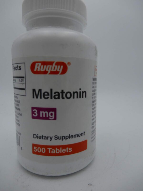 Version 1.0.0 Tabletas Rugby melatonina 3 mg paquete 500