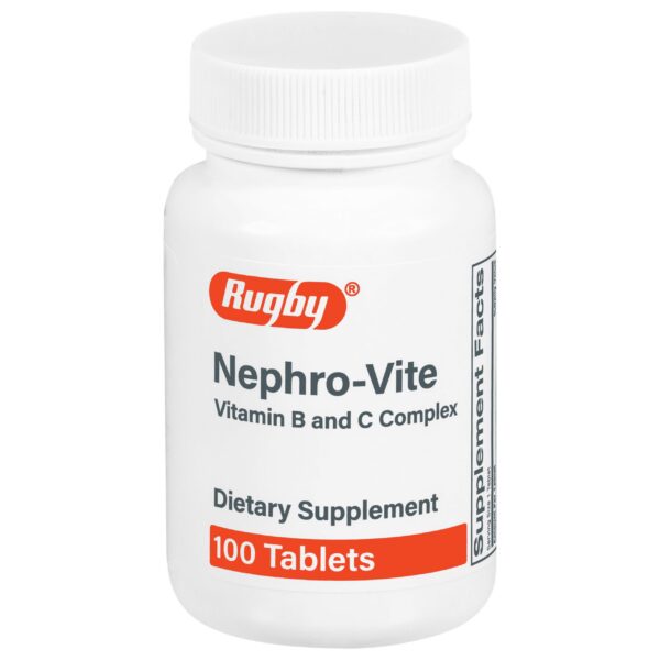 Version 1.0.0 Paquete Rugby Nephro-Vite vitaminas B y C 100 tabletas