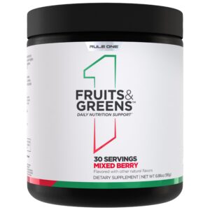 Version 1.0.0 Rule 1 Polvo de Frutas y Verduras etiqueta frontal