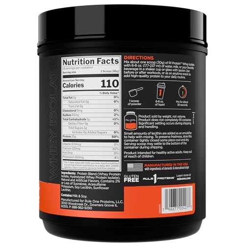 R1 Whey Isolate porcion y uso