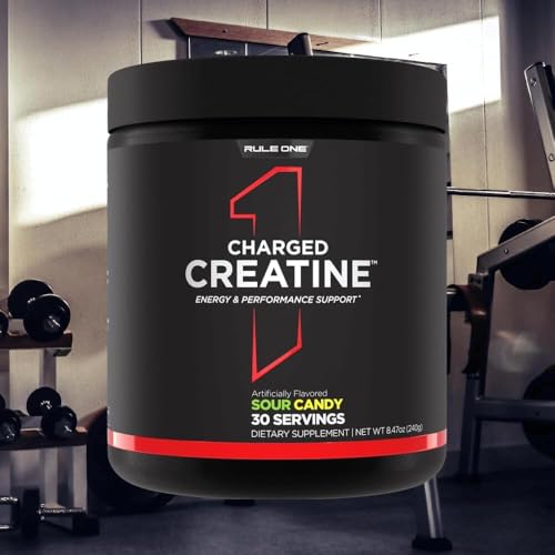Etiqueta nutricional de Rule 1 Charged Creatine