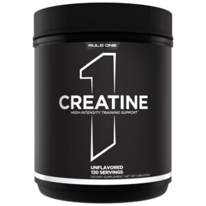 Version 1.0.0 Frente de etiqueta Rule1 Creatine Powder