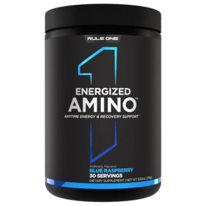 Version 1.0.0 Rule1 Energized Amino Blue Raspberry front