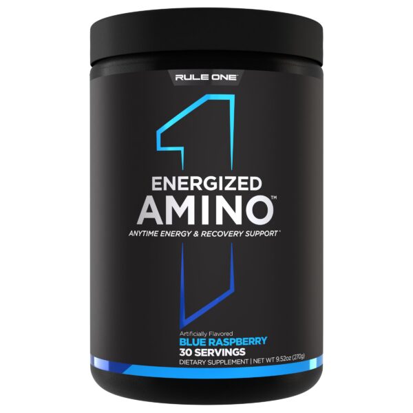 Rule1 Energized Amino Blue Raspberry front