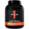 Version 1.0.0 Rule1 R1 Protein Whey Isolate frente de etiqueta Banana Crema