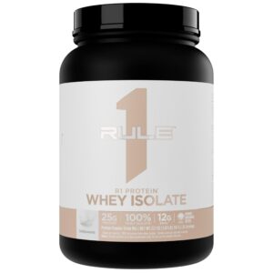 Rule 1 Whey Isolate frente de envase