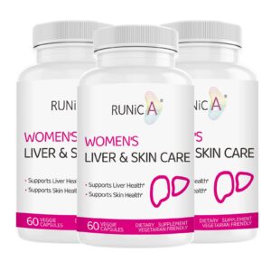 RUNICA suplemento hígado y piel mujeres 180 cápsulas