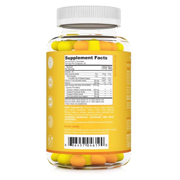 Version 1.0.0 Frasco con gominolas y etiqueta