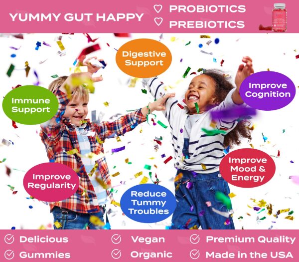 Version 1.0.0 Gomitas probióticas para niños en empaque