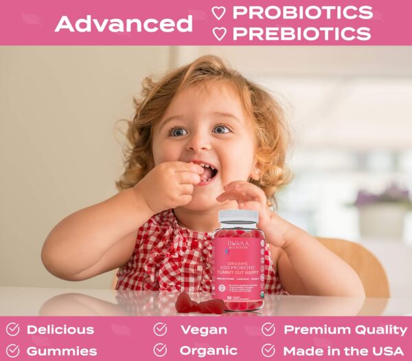 Version 1.0.0 Etiqueta lateral del combo de probióticos para niños