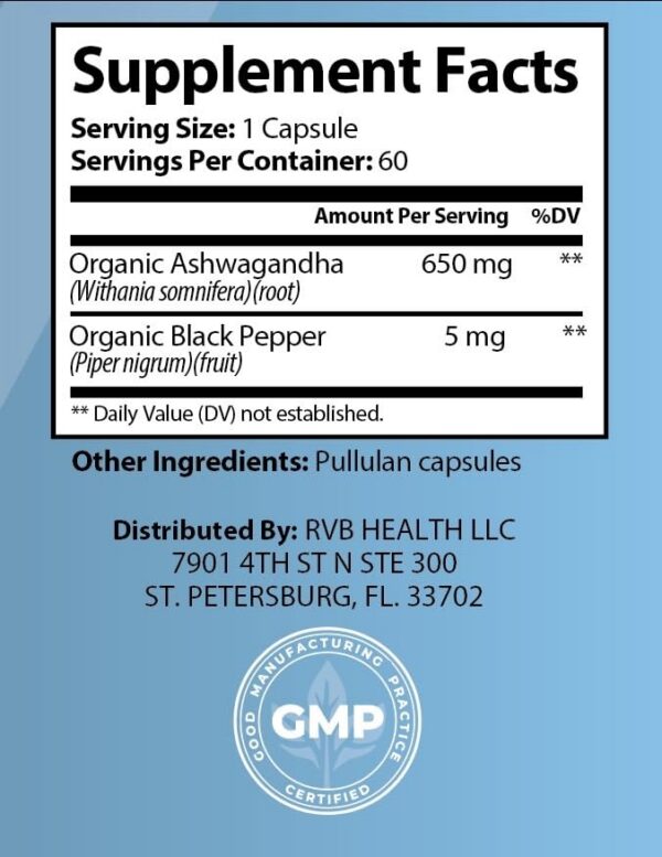 Version 1.0.0 Cápsulas de Ashwagandha orgánica