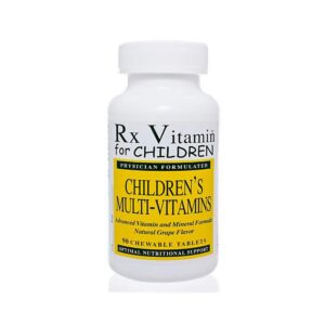 Version 1.0.0 Rx Vitamins multivitaminas para niños 90 tabletas masticables sabor uva