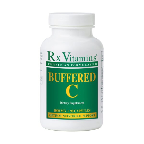 Rx Vitamins Vitamina C bufferizada 500 mg bote 90 cápsulas