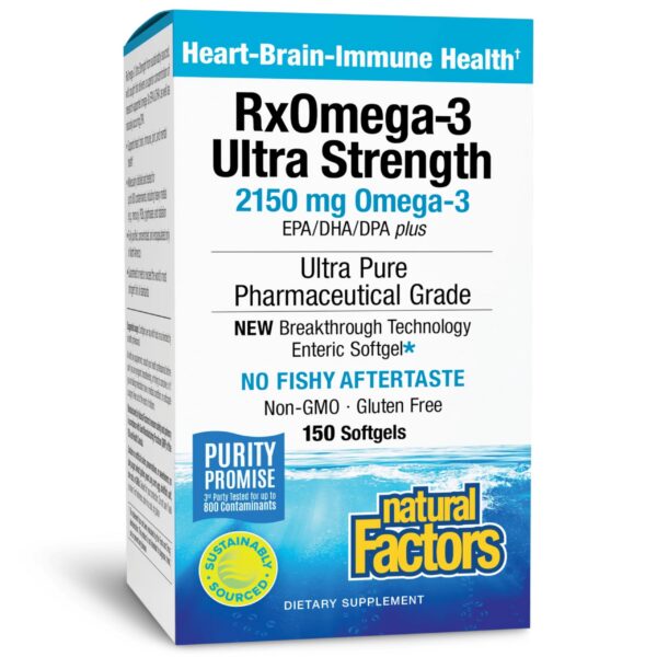 RxOmega-3 capsulas blandas para consumo