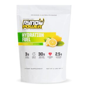 Ryno Power electrolyte drink mix frasco frontal