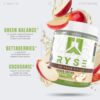 Envase y etiqueta de RYSE Loaded Greens