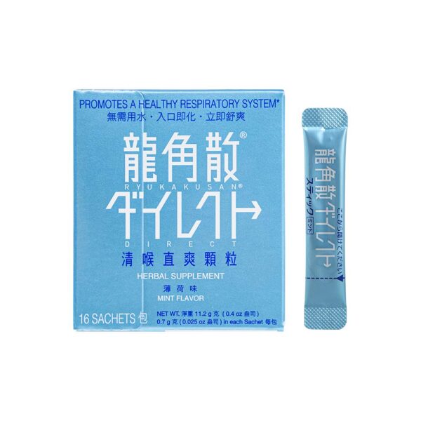 Ryukakusan suplemento herbal de menta caja 16 sobres