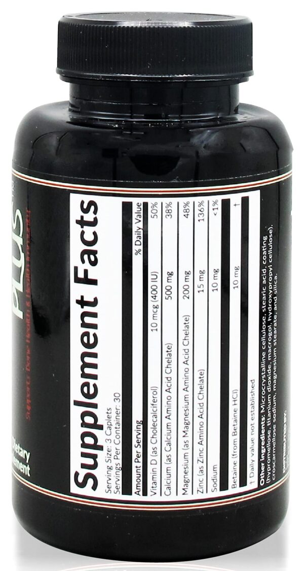 Version 1.0.0 Saba Calcium Plus tableta etiqueta lateral