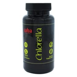 Version 1.0.0 Frasco de Saba Chlorella orgánico 60 tabletas superalimento