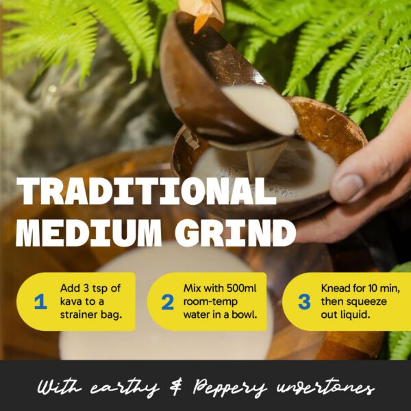 Sabor fuerte y terroso del kava Vanua Fiji Vanuatu