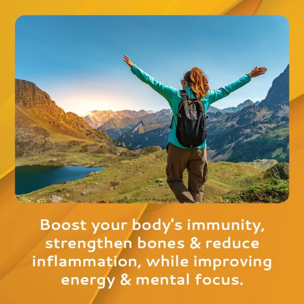 Tira D3 disoluble derritiéndose en la lengua