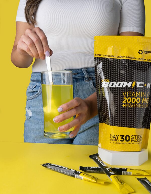 Sabor naranja Kool Boom C+M vitamina C antioxidante