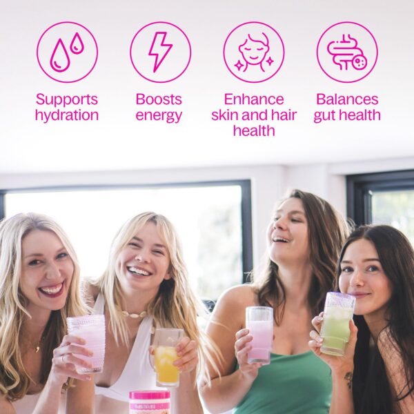 Paquete de suplemento de fibra orgánica Belli Welli para soporte intestinal