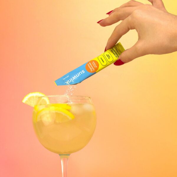 Sabor refrescante de limonada con piña en polvo Sunwink para digestión