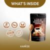 Sabor terroso y suave del café instantáneo KARKZE con hongos