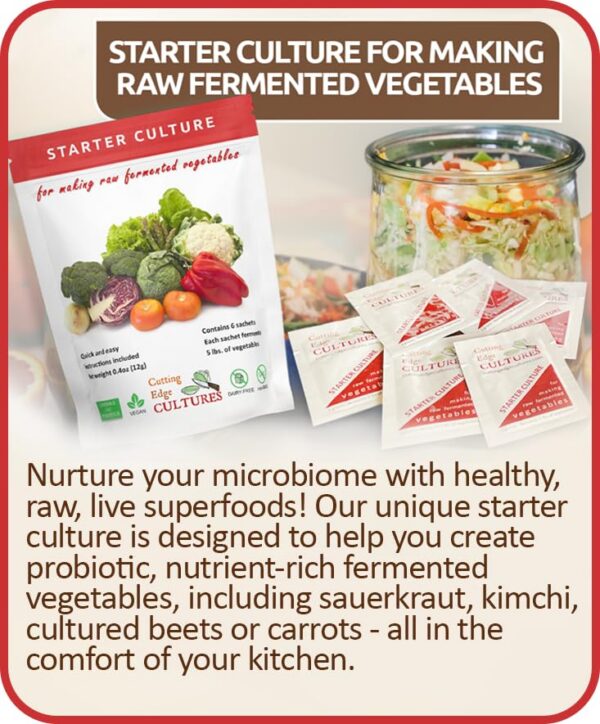 Sachet de cultivo vegetal para fermentación de vegetales