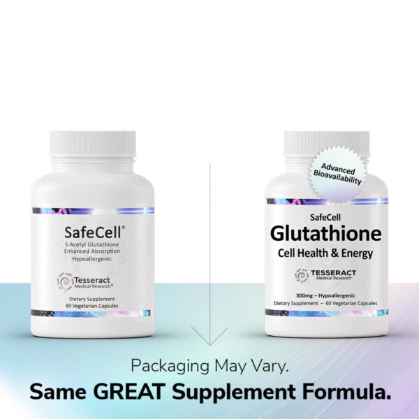 Etiqueta del producto SafeCell Glutathione