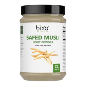 Version 1.0.0 Safed Musli polvo 7 oz frasco