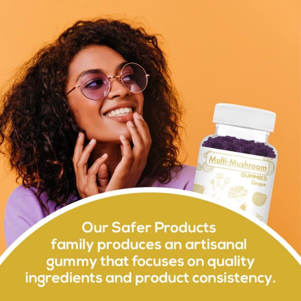 Gominolas Safer Products con mezcla de 7 hongos para bienestar