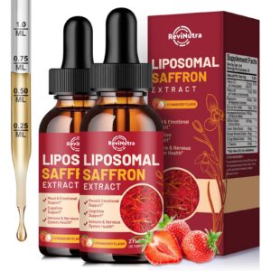 Botella de Saffron Supplements con etiqueta