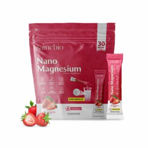 Version 1.0.0 Sainebio nano magnesium powder frasco
