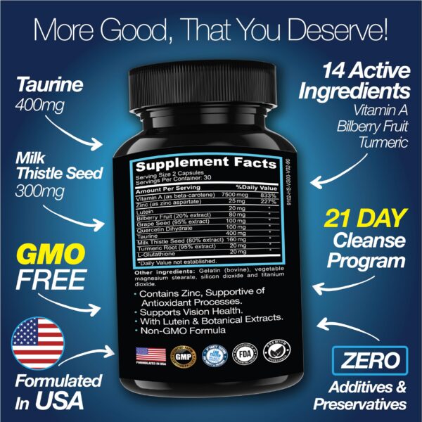 Saint Mingiano Eye Health ingredients list