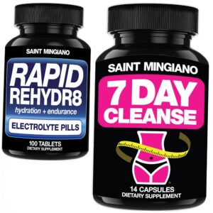 Producto Saint Mingiano programa limpieza 7 días con tabletas electrolíticas