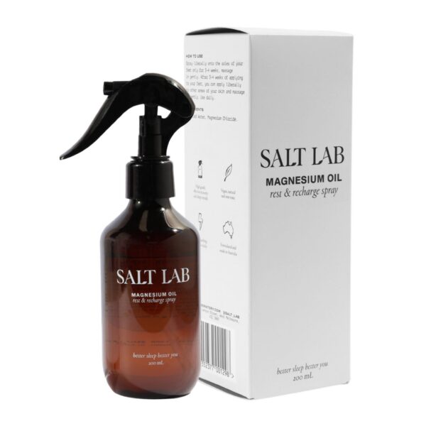 Salt Lab spray de magnesio frente al envase