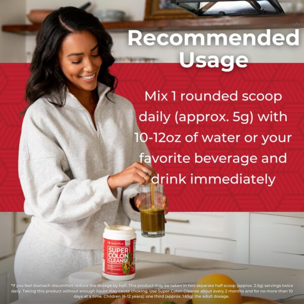 Version 1.0.0 Salud intestinal con Health Plus Super Colon Cleanse suplemento herbal
